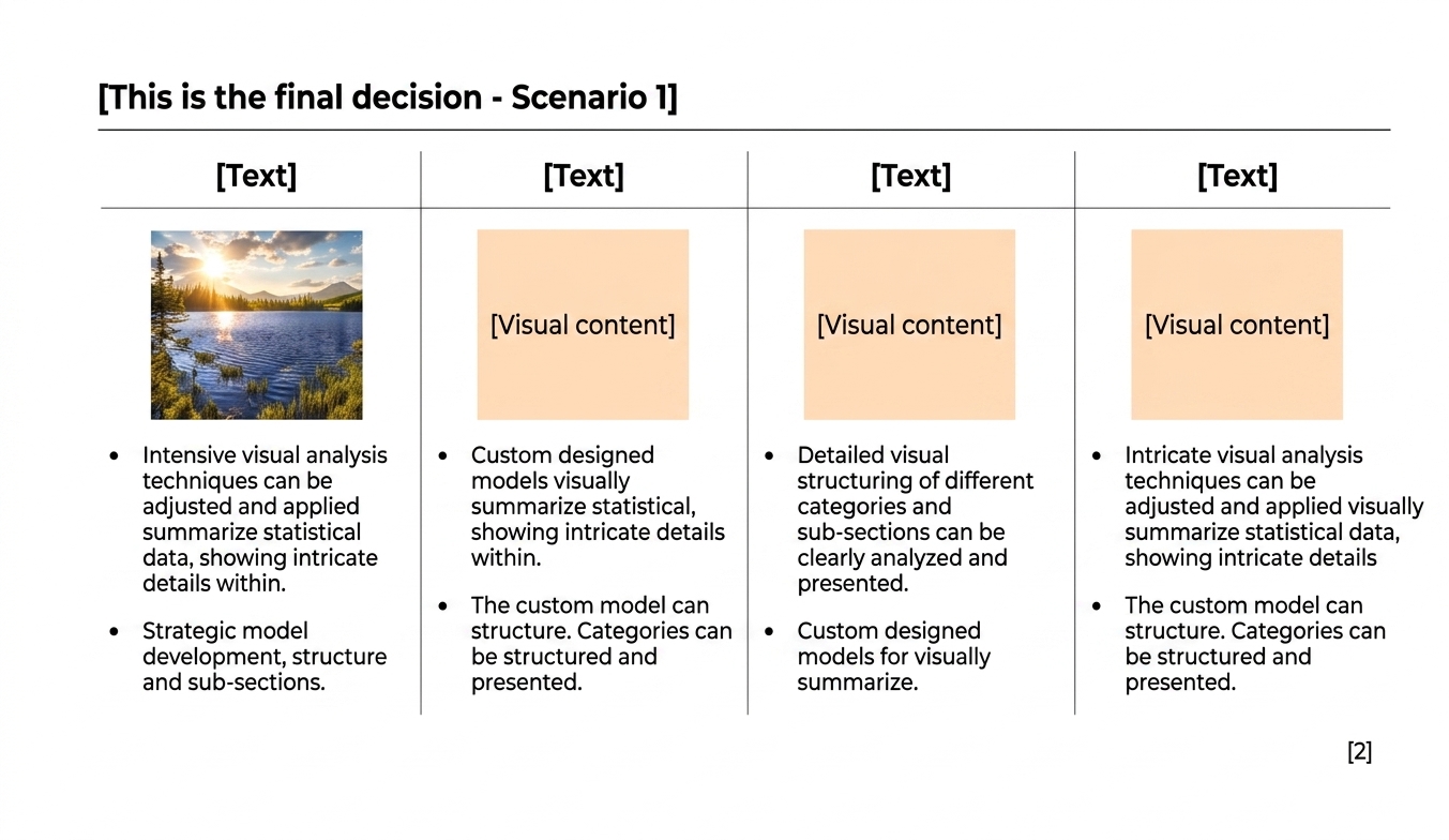 Four-column content strategy slide for micro-learning showing learner journeys, content formats, engagement metrics, and production workflow.
